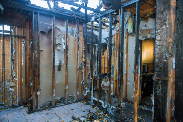 Professional Emergency Fire Cleanup technician working in Rainbow, CA
